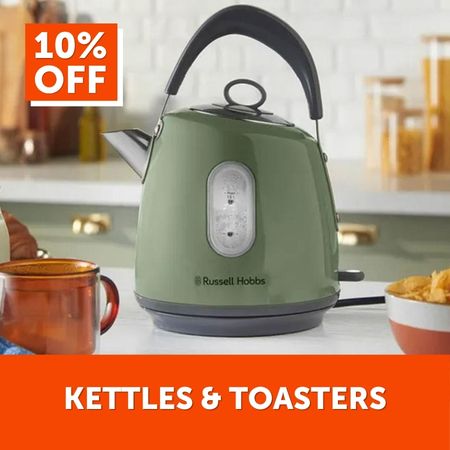 10% Off Kettles & Toasters Exclusions apply